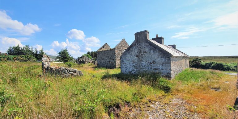 Stranabrooey Cottage eastern aspect.